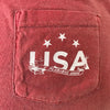 USA Crimson Pocket Tee